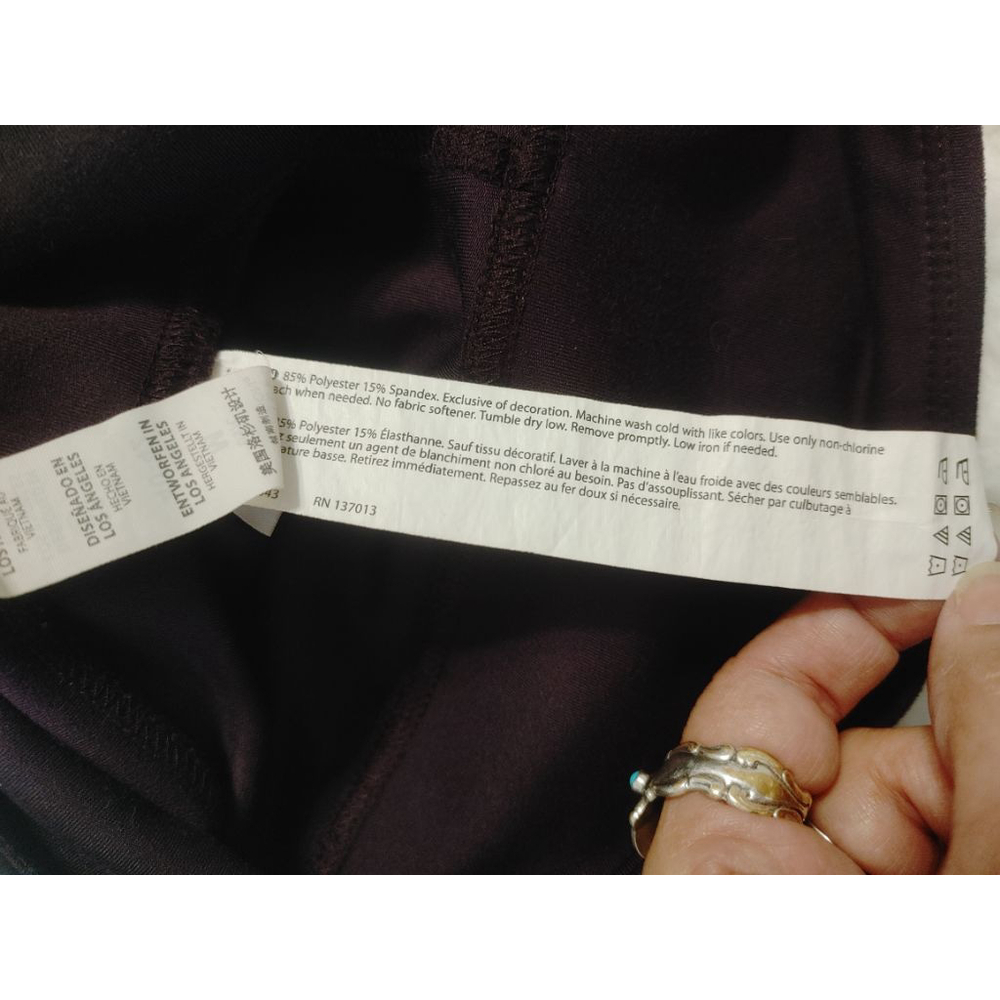 Bundle of 2 Butter Soft Women's Balance Collection Leggings Size M Purple Black - Picture 5 of 11